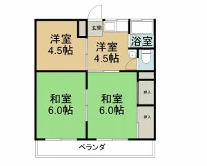 タカマルハイツ 201の間取り画像