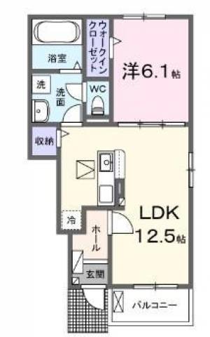 ヴィクトワール　B 105の間取り画像