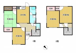 飯岡2560-22貸家 1の間取り画像