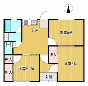 樋之口256-3　貸家 2の間取り画像