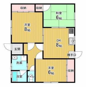 ヴィレッジ福田Ⅱ 7号の間取り画像