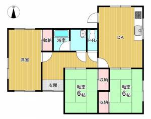 氷見乙1931-4貸家 1の間取り画像