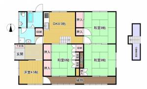 大町307-11貸家 1の間取り画像