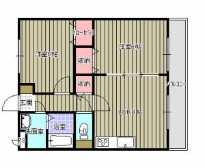 マリベール桜木 の間取り画像