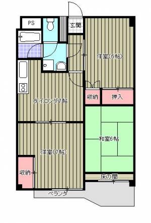 ＫＡＴＯ-Ⅰ 201 の間取り画像