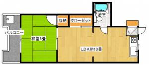 広栄マンションⅥ の間取り画像