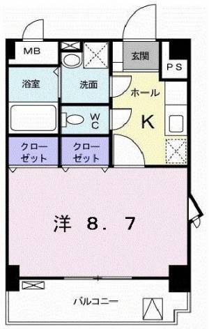 モンシェ　モア・Ⅱ ５０１ の間取り画像