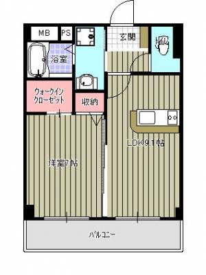 スカール桜木 の間取り画像