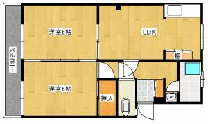 東雲マンション の間取り画像