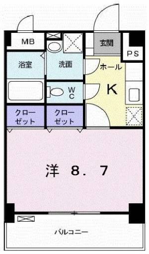 モンシェ　モア・Ⅱ ５０６ の間取り画像