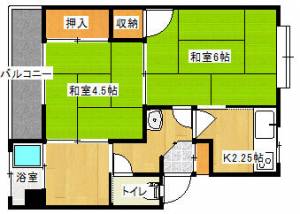 一の関マンション の間取り画像