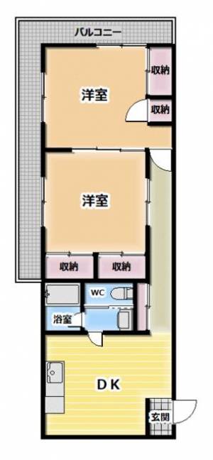 松本マンション 205 の間取り画像