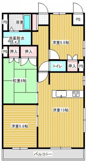 アーバンコート高木 の間取り画像