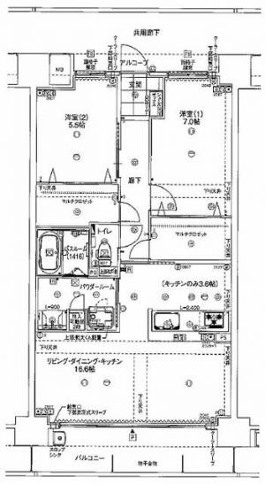 アルファスマート新居浜駅Ⅱ の間取り画像