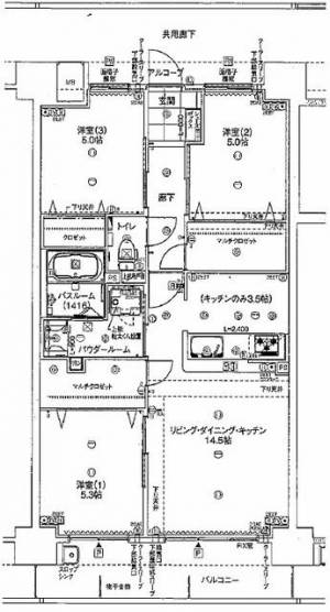 アルファスマート新居浜駅Ⅱ の間取り画像