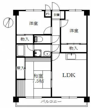 新居浜市坂井町 の間取り画像