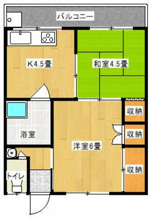 泉池原アパート 1号、２号他 の間取り画像