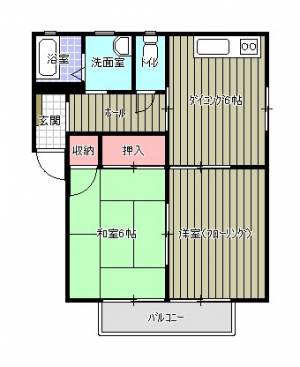 シャーメゾン北新町 の間取り画像