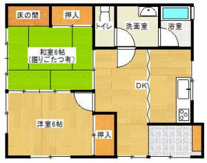 サニーコート惣開 1Ｆ の間取り画像