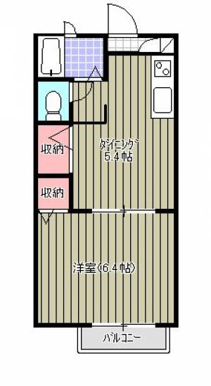 サンパレス庄内 の間取り画像