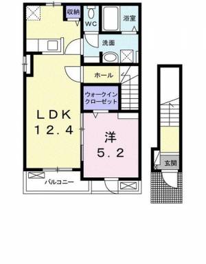 プレフェリート・Ⅰ ２０１ の間取り画像