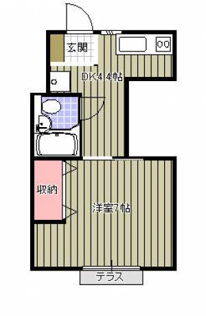 ユースハイツⅢ の間取り画像