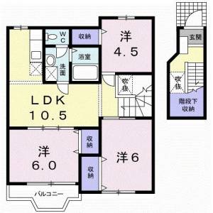 オーク・Ｋ ２０３ の間取り画像