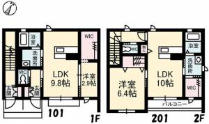 ガレンドゥ　クワットロ A201 の間取り画像