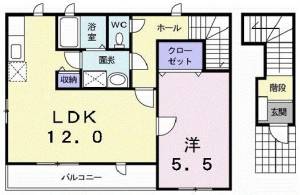 エアリ- ２０１ の間取り画像