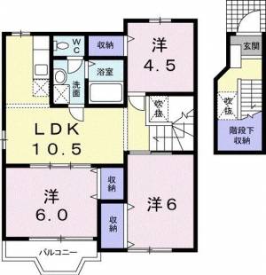 オーク・Ｋ ２０５ の間取り画像