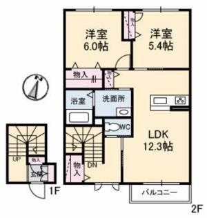 シャーメゾンファミーユ Ａ０２０２ の間取り画像