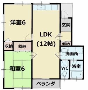 田の上４丁目アパート の間取り画像