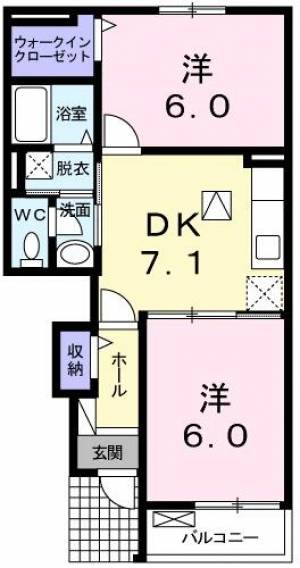 ネオタウンＡ １０５ の間取り画像