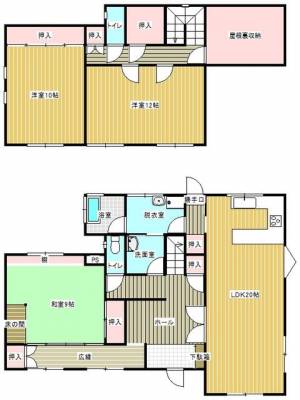 新居浜市垣生 一戸建 の間取り画像