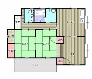 庄内町３丁目貸家 1139 の間取り画像