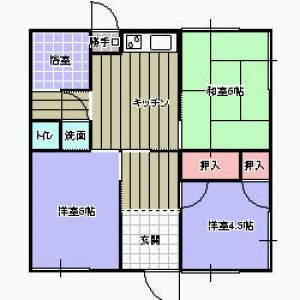 本郷３丁目借家 の間取り画像