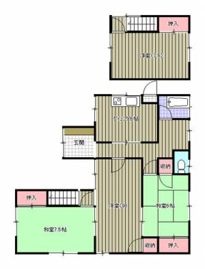 西喜光地町６借家 の間取り画像