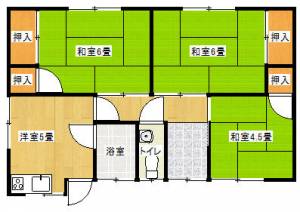 萩生馬渕貸家 南号 の間取り画像