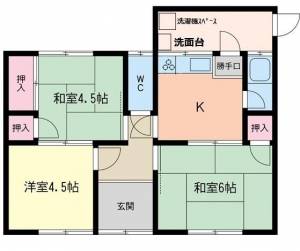 桜木町借家 の間取り画像