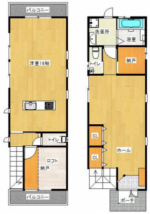 郷１丁目貸家 1139 の間取り画像