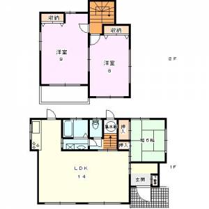 新居浜市繁本町 一戸建 の間取り画像