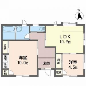 庄内町５丁目　貸家 Ａ０００１ の間取り画像