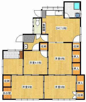 新居浜市北内町 一戸建 の間取り画像