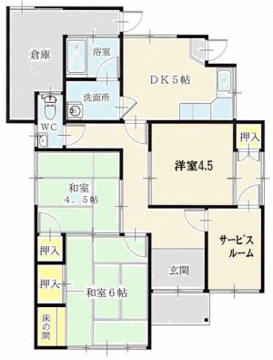 高津町借家 の間取り画像