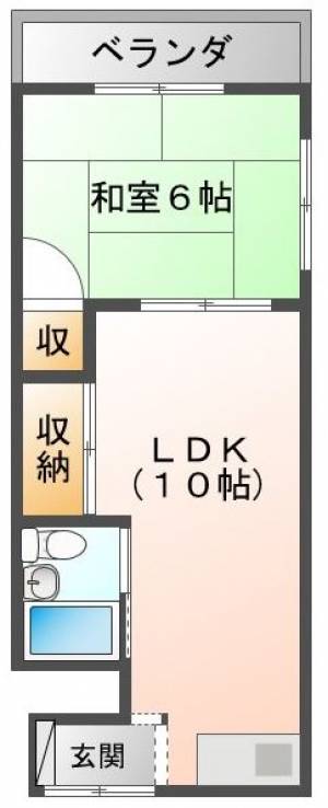 広栄マンションⅣ 113の間取り画像