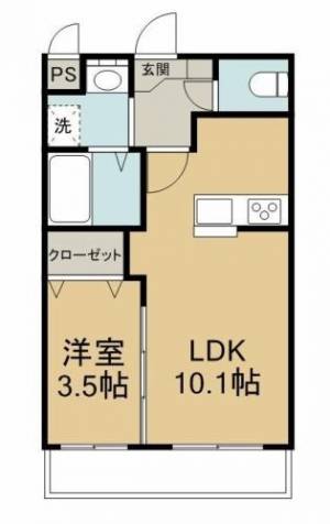 アルト泉宮 202号室の間取り画像