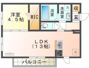 ソフィア庄内 201の間取り画像