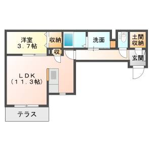 アルフラットⅠ 302号室の間取り画像