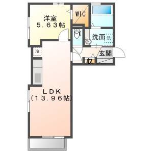 Ｄ-ｒｏｏｍシュシュ 103の間取り画像