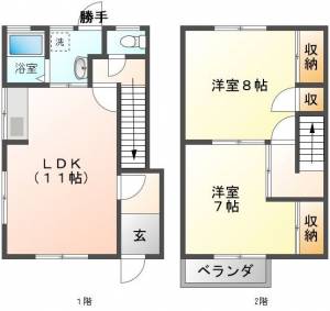 メゾンナタール B2号室の間取り画像